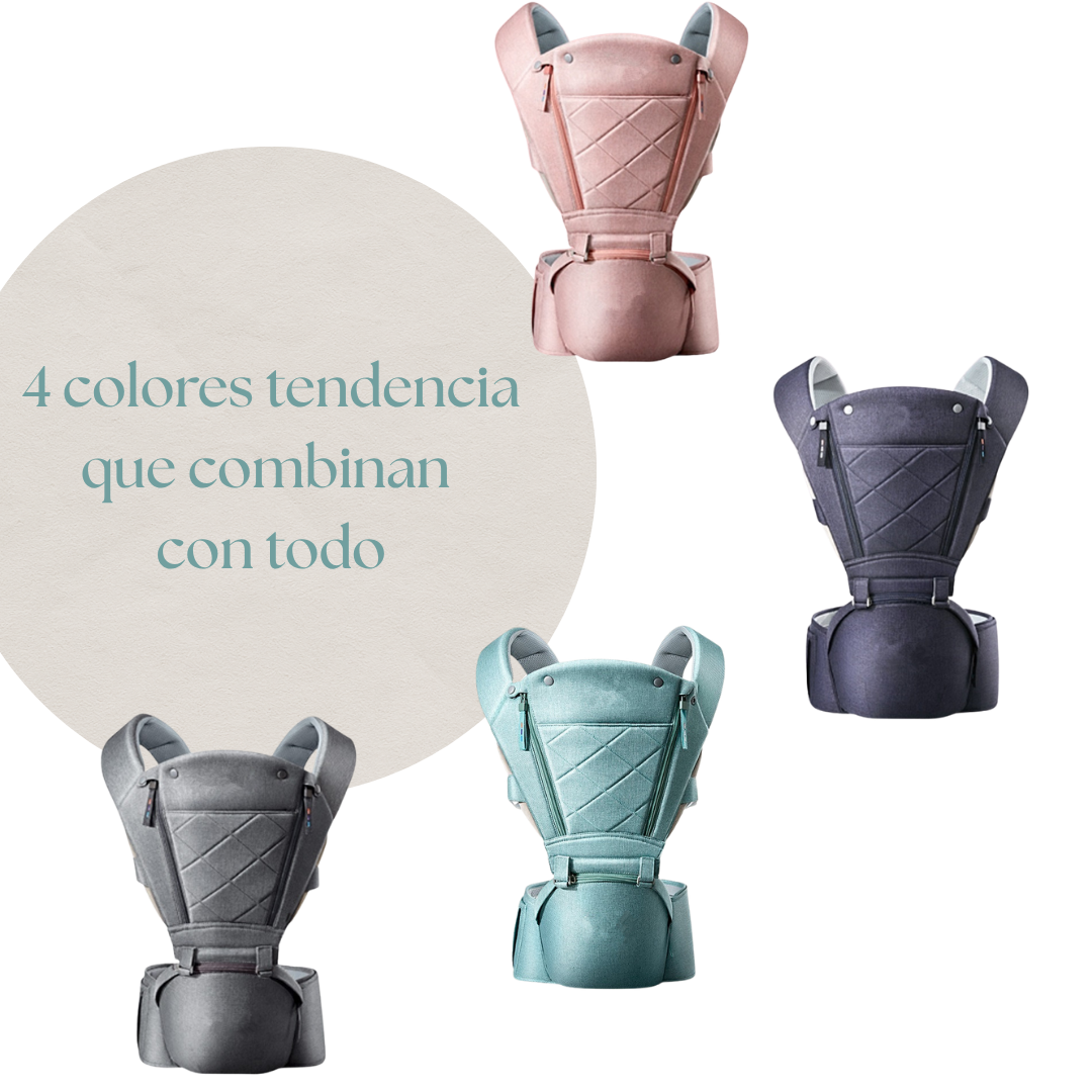Cangurera para bebé con asiento