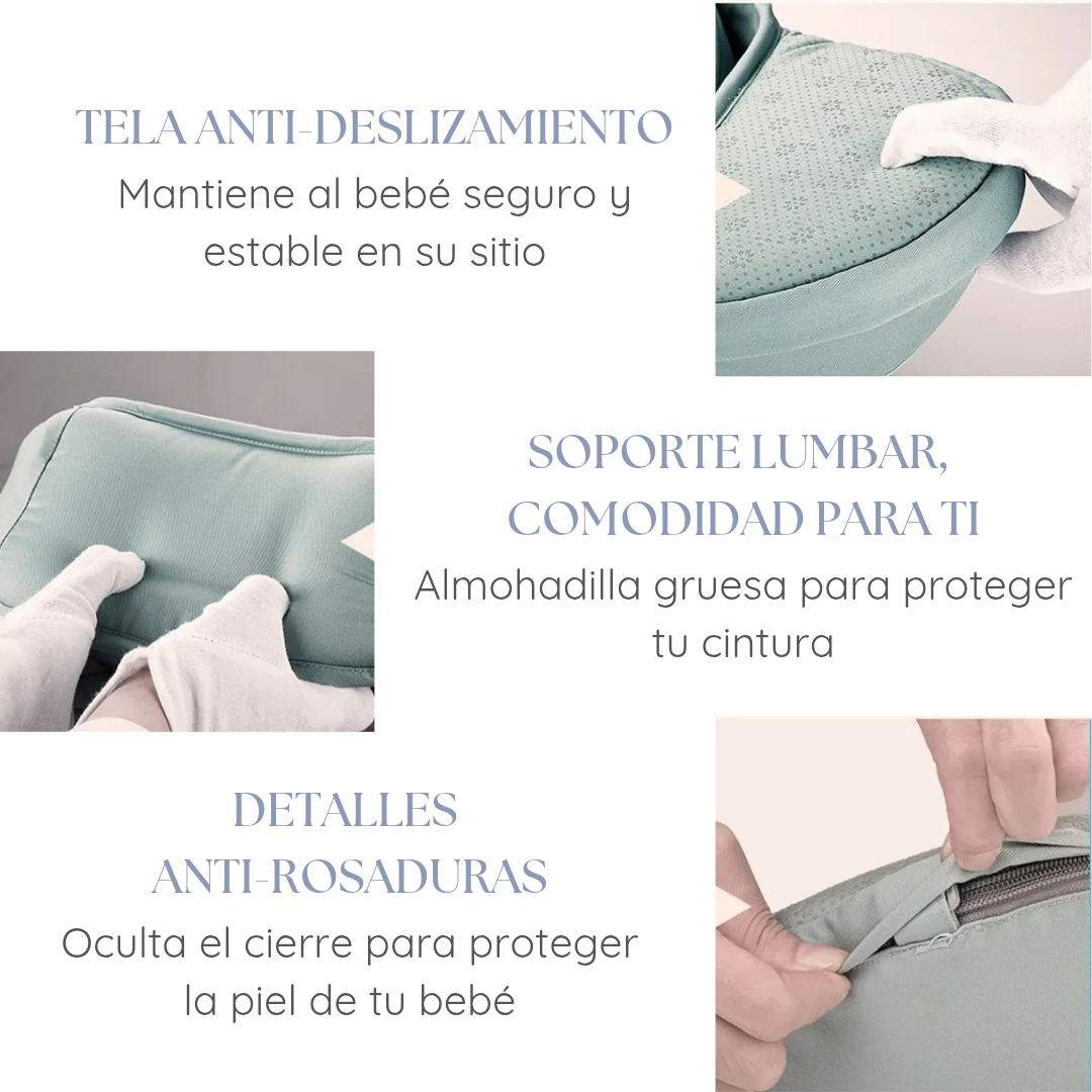 Cangurera para bebé con asiento